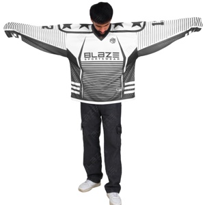 Camiseta de hockey sobre hielo para adultos con logotipo personalizado, camiseta de equipo profesional de sarga con sublimación, camiseta de hockey sobre hielo, camisetas para hombre - Product Image 1