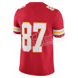 Nouveau design Maillot de football en maille tricotée à col en V Maillot de football en maille Boxy personnalisé du fabricant américain Maillot Boxy Fit pour homme - Product Image 5