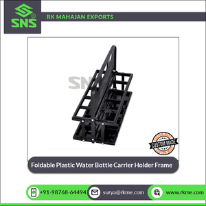 Good Quality Wholesale OEM Foldable Plastic <b>Water</b> <b>Bottle</b> Carrier Holder Frame for 10 <b>Water</b> <b>Bottles</b> or Sippers From India - Product Image 2