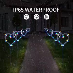 أضواء ألعاب نارية ليد خرافية تعمل بالطاقة الشمسية حديقة خارجية في الشارع عيد الميلاد - Product Image 5