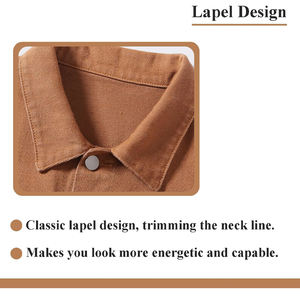 Chaqueta DE TRABAJO DE ante Retro Vintage de alta calidad para hombre, chaquetas de estilo motocicleta de gran tamaño de cuero PU - Product Image 4