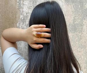 Anillo de Cuerno de Búfalo de Alta Calidad, Joyería Diaria para Mujer, Tamaño Personalizado, Hecho a Mano, Producto en Oferta por f s i - Product Image 3