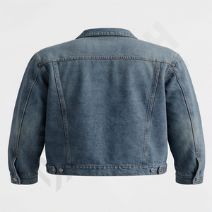 Veste en jean surdimensionnée pour homme Respirante Saison hivernale Prix abordables Veste en jean grande taille pour homme Style - Product Image 2