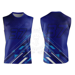 <b>Cheap</b> Price Breathable 7 7 Uniform <b>Sets</b> Custom Sublimation Printing High Quality 100% Polyester Sleeveless All Seasons OEM - Product Image 5