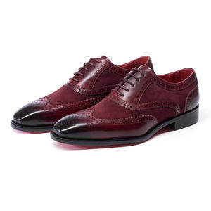 Chaussures Richelieu en cuir respirantes pour hommes, perforées, style brogue, pour l'été, idéales pour le travail, légères et confortables, à lacets - Product Image 4