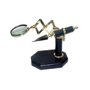 Color bronce Nuevo diseño 2024 Lupa Artesanía India Metal Aspecto antiguo Diseño vintage Venta al por mayor Ojo de vidrio de alta calidad - Product Image 1