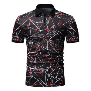 Camiseta Polo sublimación hecha en fábrica para hombre con cuello elegante diseño de manga corta hecho para looks casuales y de calle - Product Image 1