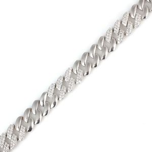 925 Sterling Silver Gourmet Chain Bracelet Religious Diamond Ruby Pearl Tennis <b>Charm</b> <b>Bangles</b> Flower Shape Elegant <b>Charm</b> - Product Image 4