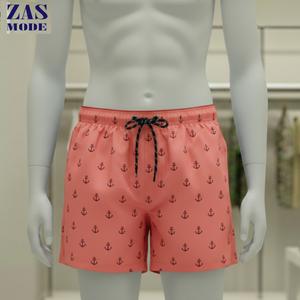 Bañador Casual Personalizado para Hombre, Estilo Oxford, 100% Poliéster, Cintura Elástica con Cordón, Secado Rápido, para Playa y Verano - Product Image 2