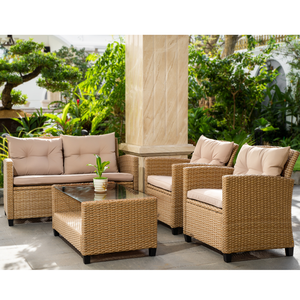 Mora Lovely Design Lounge Set Sofá Muebles de exterior modernos con variedad de formas Venta completa Caja de cartón empaquetada Fabricación en Vietnam - Product Image 2