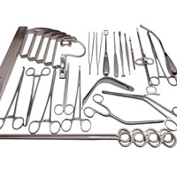 Ensemble de 27 instruments d'orengologie pour amygdalectomie et adénoïdectomie