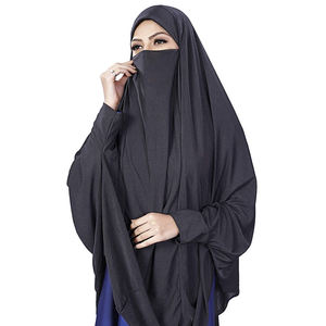 Wholesale High Quality Solid Plain <b>Women</b> <b>Wrap</b> Islamic <b>Shawls</b> Muslim Hijabs Headscarf Spring Thick Heavy Chiffon Scarf - Product Image 4