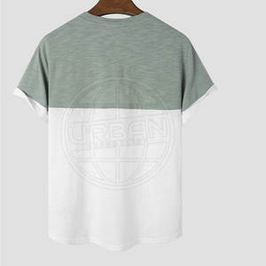 Nuevo diseño de camisetas para hombre, ropa informal de secado rápido de algodón 100% para verano, venta al por mayor de tela de punto ingerida - Product Image 2