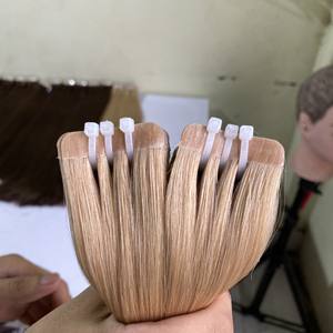 Extensions de cheveux 100 humains Remy, cheveux vierges de qualité supérieure, avec Double bande dessinée, cheveux crus péruviens - Product Image 2