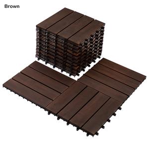 Offre Spéciale 2024-HPW-04 Carrelage de sol extérieur pour balcon Texture bois d'acacia Carrelage en bois massif Décoration Design moderne du Viet Nam - Product Image 1