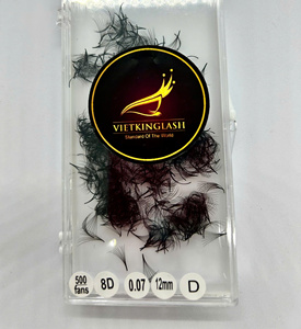 Premium Handmade Promade Volume <b>Lash</b> <b>Fans</b> 8D 0.07 Synthetic Hair Pointy Base Natural Long C CC D Curl - Product Image 5