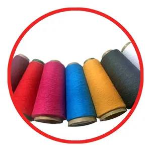 El hilo de colores reciclado de alta calidad 20s/1 para tejer calcetines es a menudo suave y cómodo al tacto con durabilidad