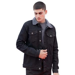 Venta al por mayor OEM Slim Fit Chaquetas de mezclilla Venta caliente Hombres Ropa de calle Diseño personalizado Chaqueta de mezclilla transpirable - Product Image 4