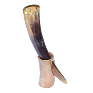 Cuerno para beber de búfalo vikingo Medieval, cuerno para beber, regalo de boda para hombre, cuerno de Juego de tronos, forma y tamaño personalizados - Product Image 2