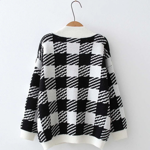 KATBROS INDUSTRY New Arrival High Quality Material Women V-neck <b>Cardigan</b> <b>Sweaters</b> Warm Autumn Stylish Customized Colors Size - Product Image 3