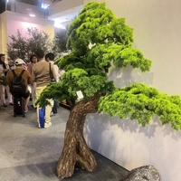 Pohon Pinus Buatan Premium YouTube dengan Desain Buatan Tangan untuk Proyek Interior dan Ruang Arsitektural