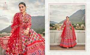 ชุดทำงานออนไลน์ซอลวาร์ Kameez ผ้าไหมพิมพ์ลายเพลโตดิจิตัล - Product Image 4