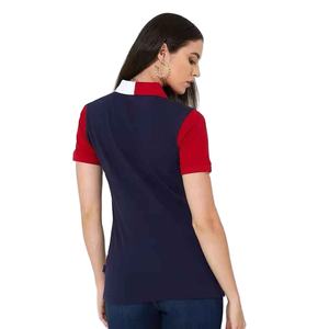 Ropa informal Polos para mujer Venta caliente Nuevo diseño Logotipo personalizado Color sólido Transpirable Suave Cómodo Polos Mujeres OEM - Product Image 5