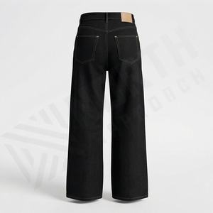 <b>Women's</b> Trending Bell Bottom Bootcut <b>Jeans</b> Low Rise Denim Pants Drawstring Closure Mid Flat Full Length Woven Softener Loose - Product Image 2