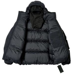 Blouson d'hiver court pour homme sur mesure, taille plus, blanc, surdimensionné, matelassé avec fermeture éclair, style streetwear - Product Image 6