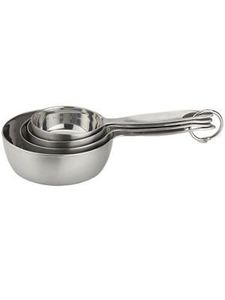 Taza medidora de acero inoxidable de alta resistencia Premium con mango de agarre cómodo perfecto para uso en la cocina del hogar y restaurante - Product Image 4