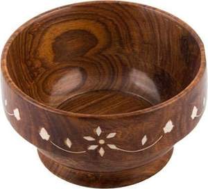 Bols à pâte en bois ovales décoratifs rustiques sculptés à la main grand bol à pâte bougie Long bol en bois pour la décoration - Product Image 2