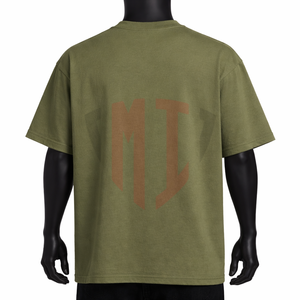 Camiseta gráfica de moda con logo personalizado para hombre, estampada, informal, holgada, de verano, de alta calidad, 100% algodón. - Product Image 2