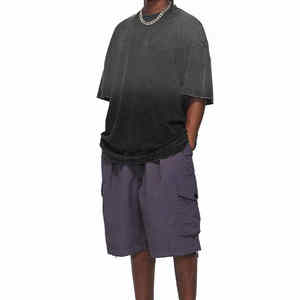 Camiseta de verano para hombre con estampado de algodón 100% personalizado de alta calidad, diseño impreso, informal, manga corta, cuello redondo, antibolitas - Product Image 6