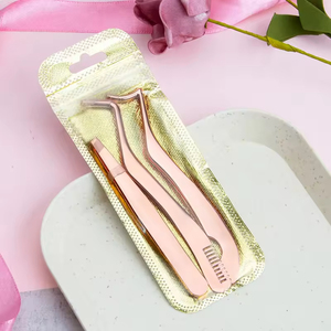 Ensemble de pincettes de formation à l'extension des cils pour les écoles de beauté Fourniture d'usine OEM pour les artistes professionnels des cils - Product Image 5