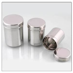 Recipientes de Acero Inoxidable Hechos a Mano de Alta Calidad con Tapas Herméticas para Café, Té, Azúcar, Especias, Almacenamiento en Seco, Precio de Fábrica al por Mayor - Product Image 3