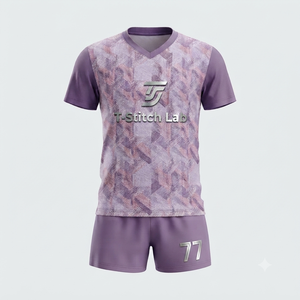 Nuevo Uniforme de Voleibol Unisex Estampado de Manga Corta con Cuello en V, Absorbente de Humedad, 100% Poliéster, para Todas las Temporadas - Product Image 5