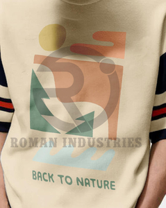 OEM de alta calidad de los hombres de peso pesado impreso Boxy camisetas de algodón Boxy camiseta transpirable Camisetas Stock - Product Image 3