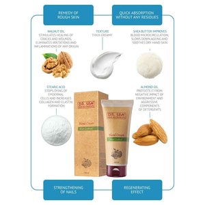 Walnut <b>Hand</b> <b>Cream</b> with Vitamin C E & Nutrients Natural 100ml Rejuvenating & Repairing for <b>Men</b>/Women - Product Image 4