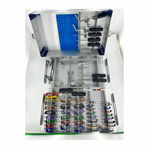Sistema de retractor de columna cervical manual CS 1600, juego de instrumentos quirúrgicos de calidad alemana, cirugía ortopédica de columna vertebral de acero inoxidable - Product Image 1