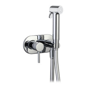 Built-In Round Mixer Set for <b>Bath</b> with Shut-Off and Side <b>Support</b> - Product Image 2