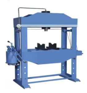 DIVINE MACHINERY SOLUTION DMSH150 Presse hydraulique de type H de 150 tonnes |   Pompe à moteur pour presse d'atelier robuste |   Semi-automatique - Product Image 1