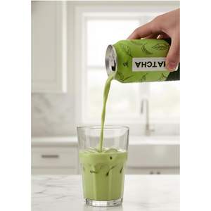 Boisson gazeuse au matcha et à la caféine, canette de 320 ml, Taïwan - Product Image 5