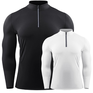 Camisas de compresión Diseño de sublimación Manga larga Secado rápido Gimnasio Deportes Camisas de compresión para hombres Mujeres Ropa deportiva al por mayor - Product Image 1