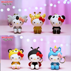 Venta al por mayor plástico Anime llaveros personalizados Hellokitty llaveros niños regalos para niñas niños Sbabam - Product Image 6