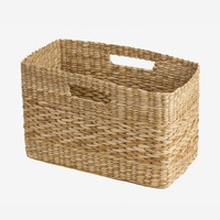 Paniers en osier en rotin tissés à la main stockage fruits assiettes paniers jonc de mer paniers de table décoratifs avec lot de 3