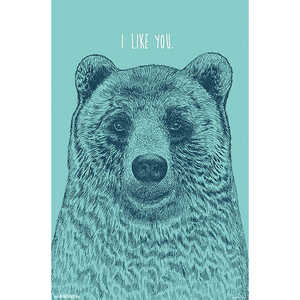 Affiche murale « I Like You Bear » de Rachel Caldwell pour la décoration murale - Product Image 2