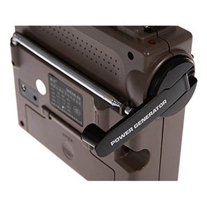 Radio Solar AM/FM Mundial de Manivela de Plástico GR-88 con Pantalla LCD, Linterna LED y Reproductor MP3 - Product Image 5