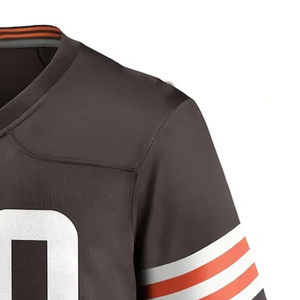 Nuevos Diseños 2025, Jersey de Fútbol Americano Unisex Holgado y Cosido / El Mejor Fabricante de Jerseys Deportivos de Fútbol Americano - Product Image 4