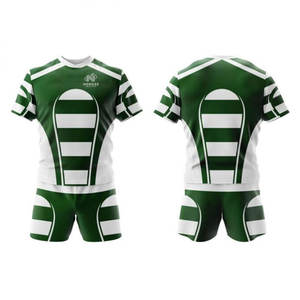 Fabrication d'usine Vêtements de sport Uniforme de rugby Couleur personnalisée Uniforme de rugby de haute qualité pour adulte - Product Image 3