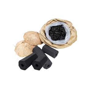 Gril à charbon de bois de taille personnalisée écologique du fabricant du Vietnam livraison rapide motif hexagone de narguilé en coquille de noix de coco fabriqué à la machine - Product Image 6